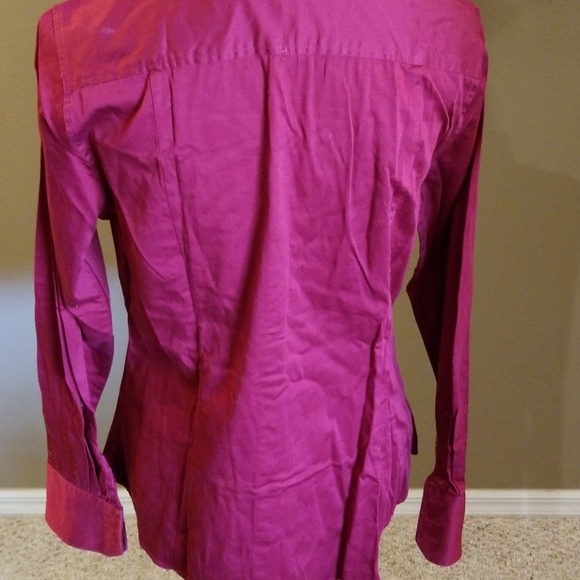 3 for $20 Merona dark red long sleeve oxford shirt - Picture 6 of 8